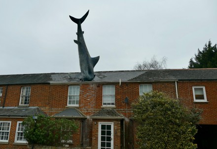 Oxford's infamous shark house now a holiday home, Headington, Oxfordshire, UK - 14 Feb 2021
