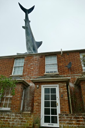 Oxford's infamous shark house now a holiday home, Headington, Oxfordshire, UK - 14 Feb 2021