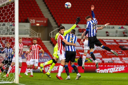 Stoke City V Sheffield Wednesday, UK - 16 Feb 2021 Stock Pictures ...