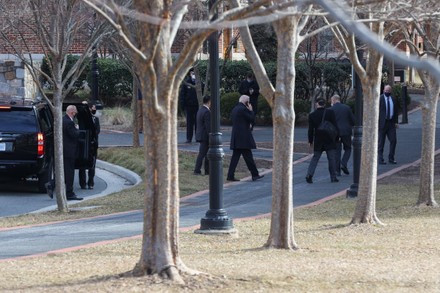 US President Biden at Georgetown University on Ash Wednesday, Washington, USA - 17 Feb 2021