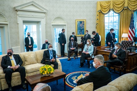 President Biden and Vice President Harris Meet with Labor Leaders, Washington, District of Columbia, USA - 17 Feb 2021