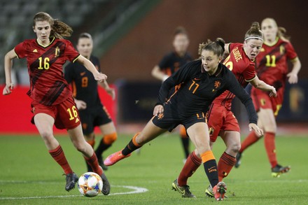 Women's International Friendlies, Belgium v The Netherlands, Brussels, Belgium - 18 Feb 2021