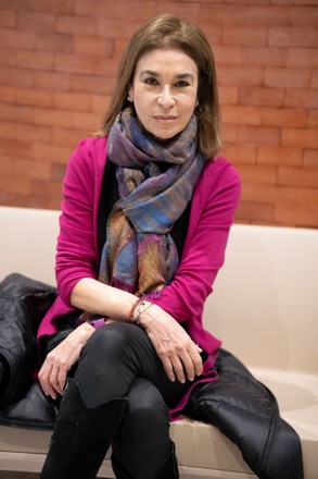 Carmen Posadas portrait session, Madrid, Spain - 22 Feb 2021