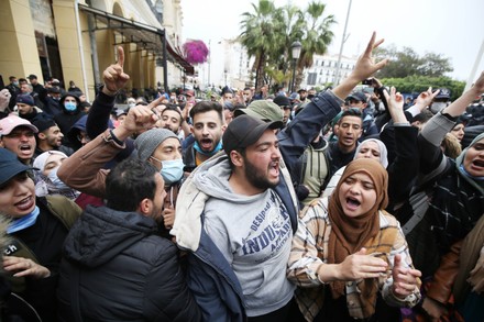 Demonstration Of Algerian Students, Algiers, Algeria - 23 Feb 2021