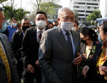 Former anti-government protesters face insurrection trial verdict in Bangkok, Thailand - 24 Feb 2021