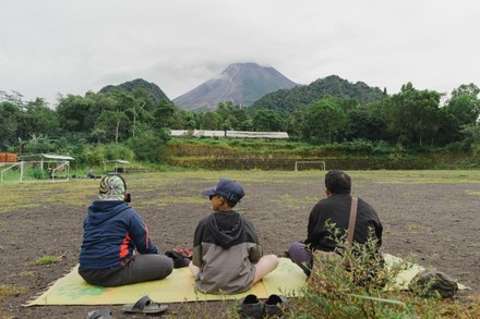 Volcanic activity of Mount Merapi, Yogyakarta, Indonesia - 24 Feb 2021 ...