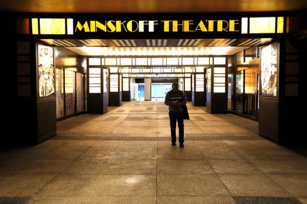Broadway Theaters Go Dark Amid The Coronavirus, New York City, United States - 13 Mar 2020