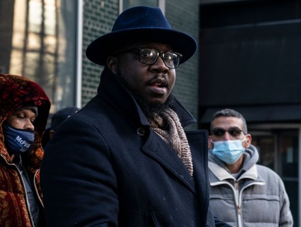 Reverend Kevin McCall hold rally for Governor Cuomo resignation, New York, United States - 04 Mar 2021