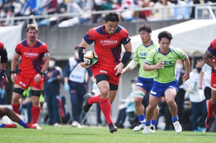 Japan Rugby Top League 2021: NEC Green Rockets vs Yamaha Jubilo, Tokyo, Japan - 06 Mar 2021