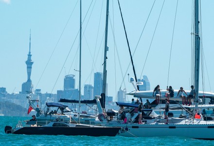 The 36th America's Cup Day Two, Sailing, Auckland, New Zealand - 12 Mar 2021