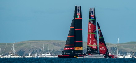 The 36th America's Cup Day Three, Sailing, Auckland, New Zealand - 13 Mar 2021