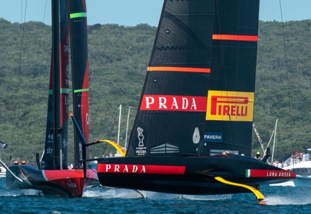 The 36th America's Cup Day Three, Sailing, Auckland, New Zealand - 13 Mar 2021