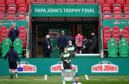 Sunderland v Tranmere Rovers, Papa John's Trophy 2021, Final, Football, Wembley Stadium, London, UK - 14 Mar 2021