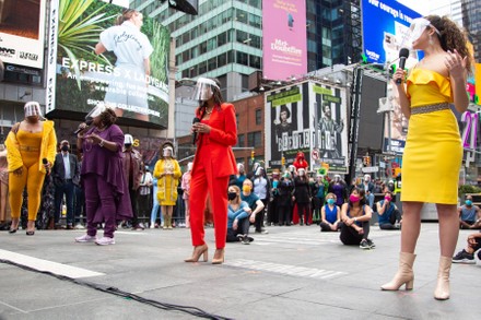 Go Inside 'We Will Be Back'- A Broadway Celebration in Times Square!, New York, America - 11 Mar 2021