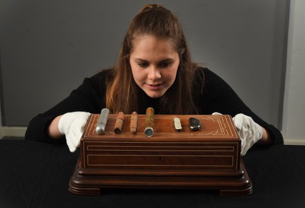 Couple sell cigar box that belonged to Winston Churchill for almost £80,000, UK - 03 Mar 2021