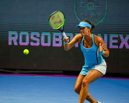 WTA 500, Arina Rodionova Vs Vera Zvonareva in St. Petersburg, Russia - 15 Mar 2021