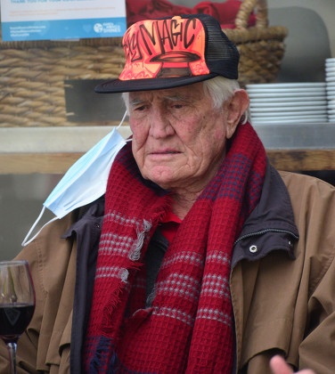 Exclusive - George Lazenby out and about, Santa Monica, Los Angeles, California, USA - 15 Mar 2021
