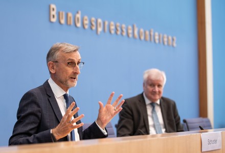 Federal Press Conference on population protection, Berlin, Germany - 17 Mar 2021