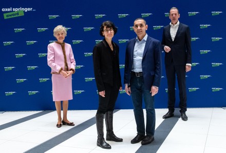 Axel Springer Award for Biontech founders, Berlin, Germany - 18 Mar 2021