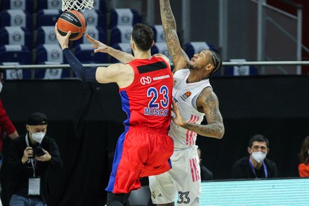 Basket: Euroleague- Real Madrid v CSKA Moscow, Spain - 18 Mar 2021