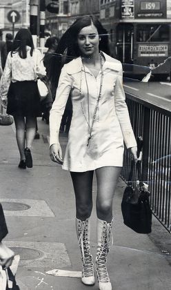 Women Street Fashion 1971 Mini Skirts Editorial Stock Photo - Stock ...