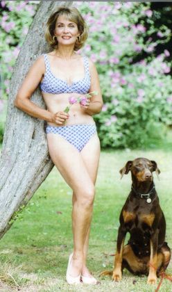 Alexandra Bastedo Actress And Writer Wearing A Bikini.