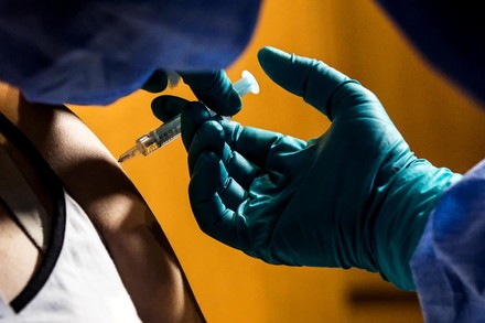 AstraZeneca vaccinations restart in Italy, Rome - 19 Mar 2021