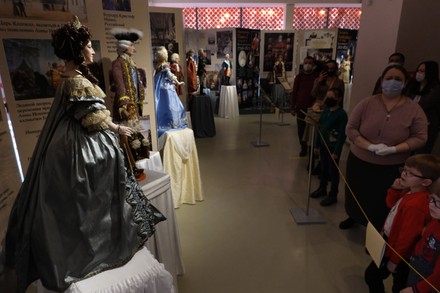 Russian Monarchs porcelain dolls exhibition at Doll Museum in Moscow, Russian Federation - 21 Mar 2021