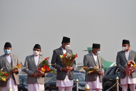 President Bhandari Leaves For Bangladesh, Kathmandu, Nepal - 22 Mar 2021