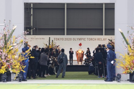 Tokyo 2020 Olympic torch relay, Futaba, Japan - 25 Mar 2021