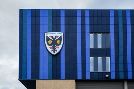 DETAILS AFC WIMBLEDON CREST ON EXTERIOR Editorial Stock Photo - Stock ...