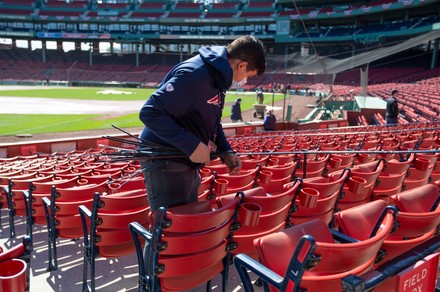 Baseball opening day preparations at Fenway Park, Boston, USA - 30 Mar 2021