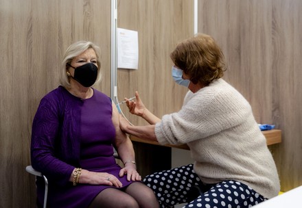 Broekers-Tuber Gets the First Cabinet Member Vaccination, Beverwijk, Netherlands - 31 Mar 2021