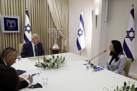 Israeli President Reuven Rivlin speaks regarding the next coalition government, Jerusalem, Israel - 05 Apr 2021