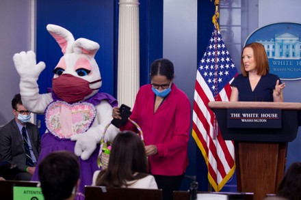 Easter bunny at the White House, Washington, District of Columbia, USA - 05 Apr 2021