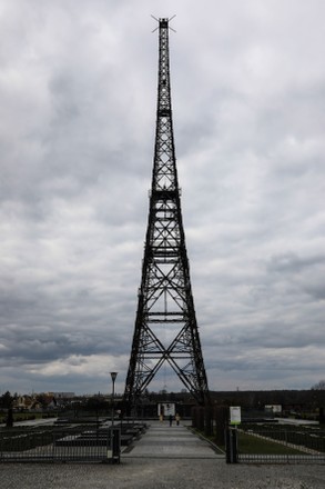 Tallest Wooden Structure Europe Former Radio Editorial Stock Photo ...