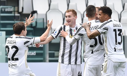 Juventus FC vs Genoa CFC, Turin, Italy - 11 Apr 2021 Stock Pictures