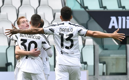 Juventus FC vs Genoa CFC, Turin, Italy - 11 Apr 2021 Stock Pictures