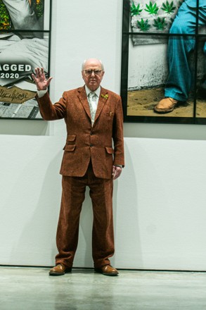 Gilbert & George Solo Exhibition, New Normal Pictures, Park Lane, London, UK - 12 Apr 2021