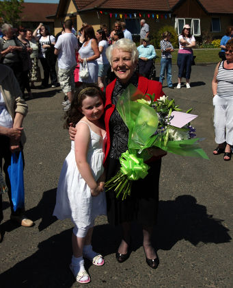 Janey Cutler Opening a Garden Fete at Kirknowe Nursing Home, Wishaw, Britain - 22 May 2010