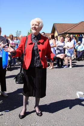 Janey Cutler Opening a Garden Fete at Kirknowe Nursing Home, Wishaw, Britain - 22 May 2010