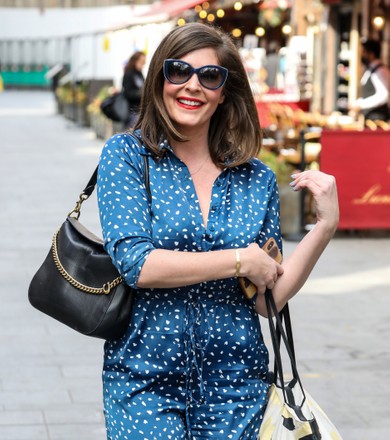 Lucy Horobin out and about, London, UK - 14 Apr 2021