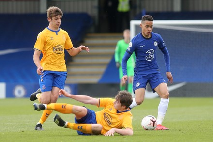 Chelsea Under-18 v Everton Under-18, FA Youth Cup, Football, Kingsmeadow, Kingston upon Thames, London, United Kingdom - 15 Apr 2021