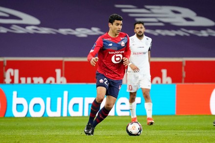 Lille v Montpellier, French Ligue 1, Football, Stade Pierre Mauroy, Lille, France - 16 Apr 2021