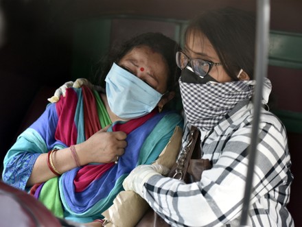 Women Crying Her Husband Died Due Editorial Stock Photo - Stock Image ...