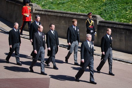 The funeral of Prince Philip, Duke of Edinburgh, Middle Ward, Rampart Room, Windsor Castle, Berkshire, UK - 17 Apr 2021