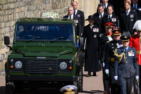 The funeral of Prince Philip, Duke of Edinburgh, Middle Ward, Rampart Room, Windsor Castle, Berkshire, UK - 17 Apr 2021