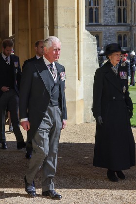The funeral of Prince Philip, Duke of Edinburgh, State Entrance, Windsor Castle, Berkshire, UK - 17 Apr 2021