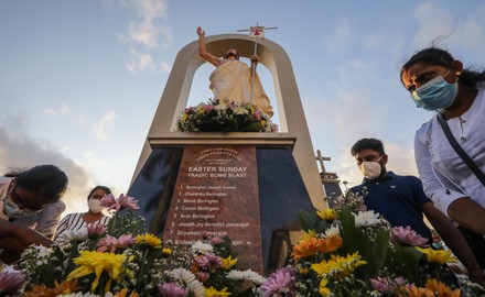 Easter Sunday Bomb Attack Monument In Sri Lanka, Colombo - 18 Apr 2021 ...