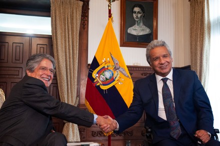 Government transition meeting in Quito, Ecuador - 19 Apr 2021